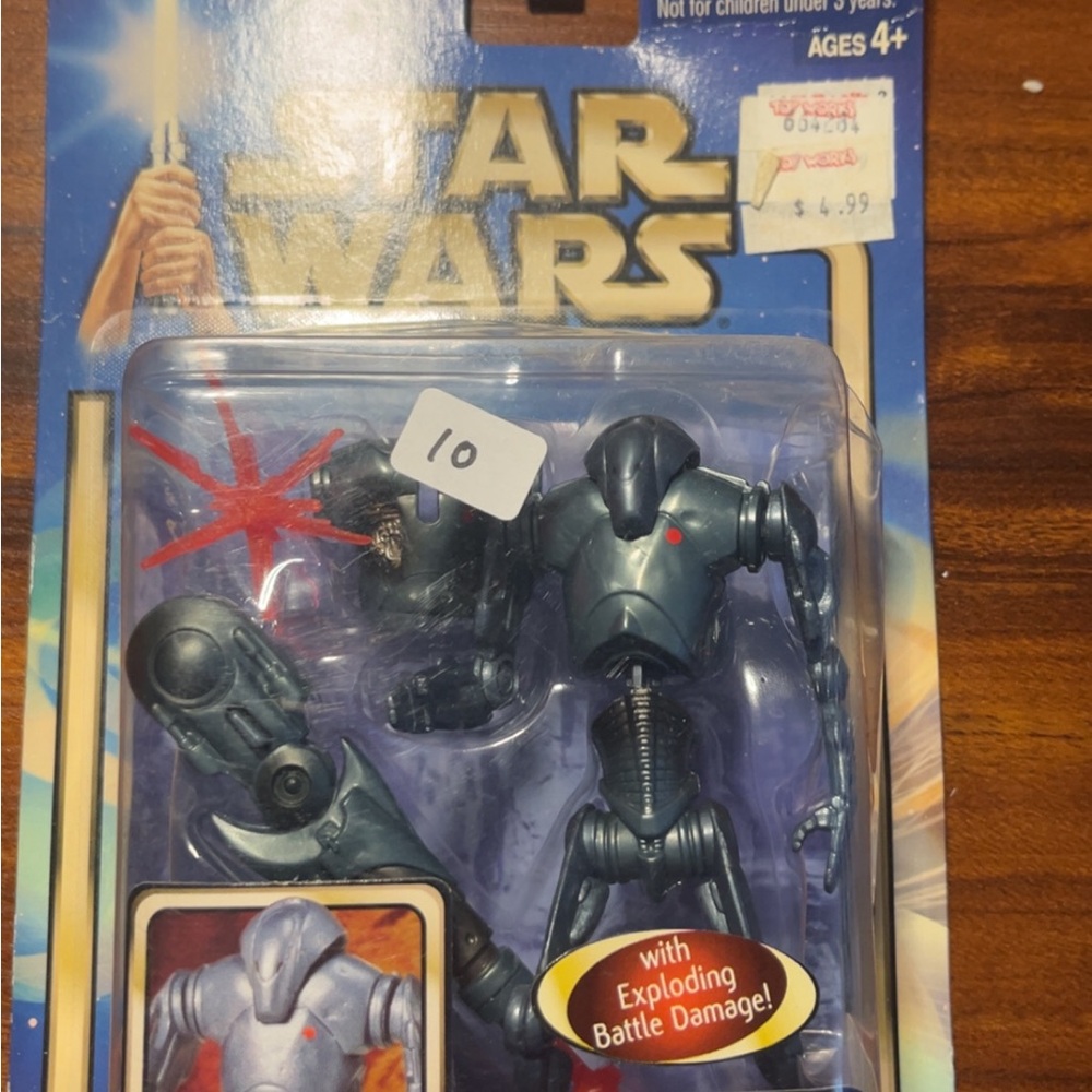 Hasbro Star Wars: Attack of the Clones Super Battle Droid action figure (2002)